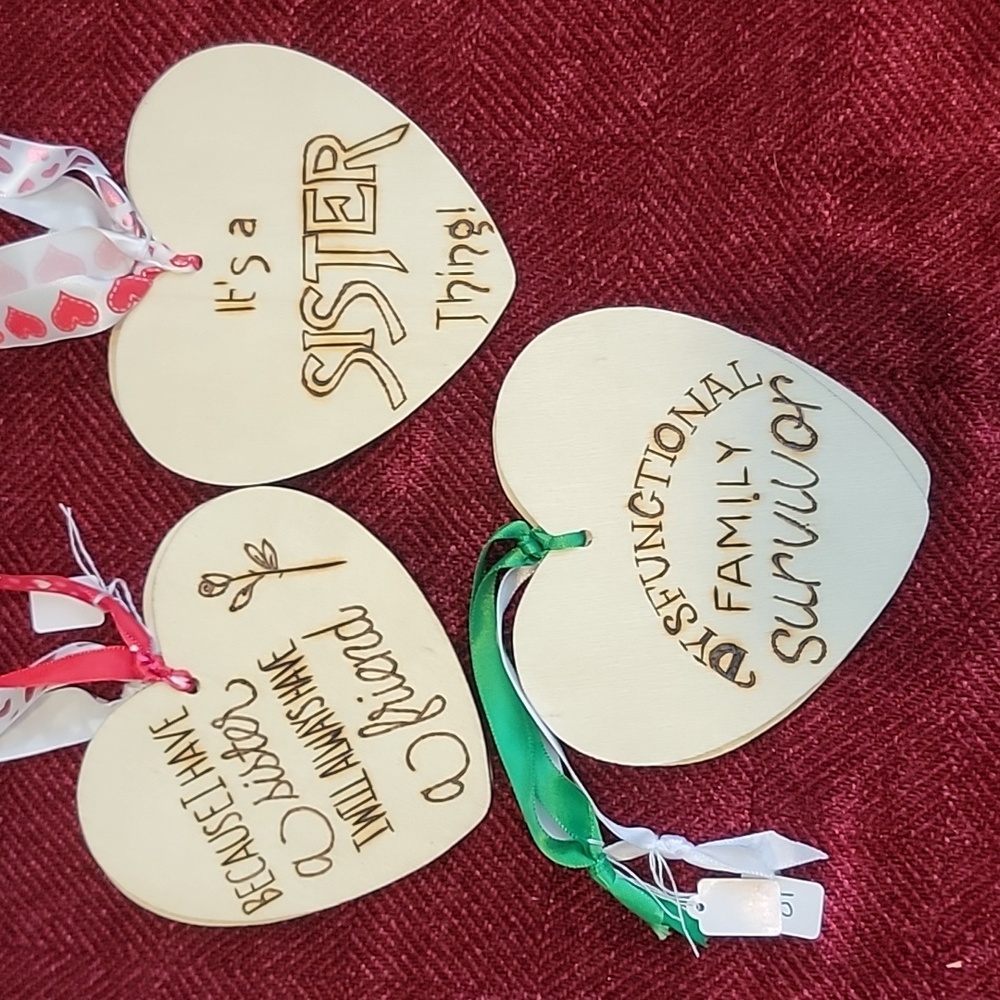 Sister family funny hearts